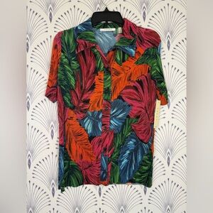 Cyrus| Tropical button down